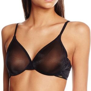 Gossard Women’s Glossies Sheer Bra Black 32C